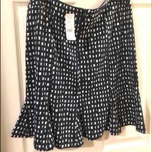 Loft Navy Blue Skirt